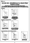 Kosz do segregacji Electra Instrukcja obsługi