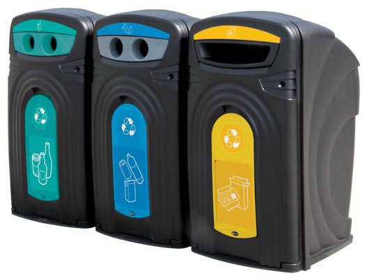 Nexus® 360 Wheelie Bin Housings ideal for waste and recycling collection in usy locations